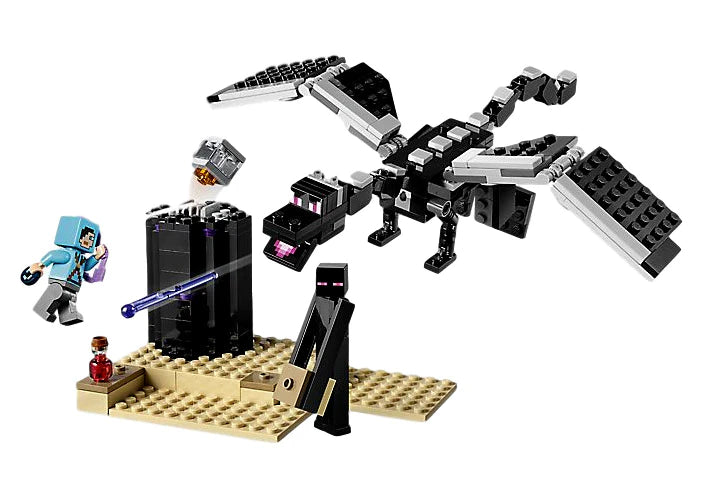 PRE-LOVED LEGO Minecraft The End Battle 21151 (No Box)