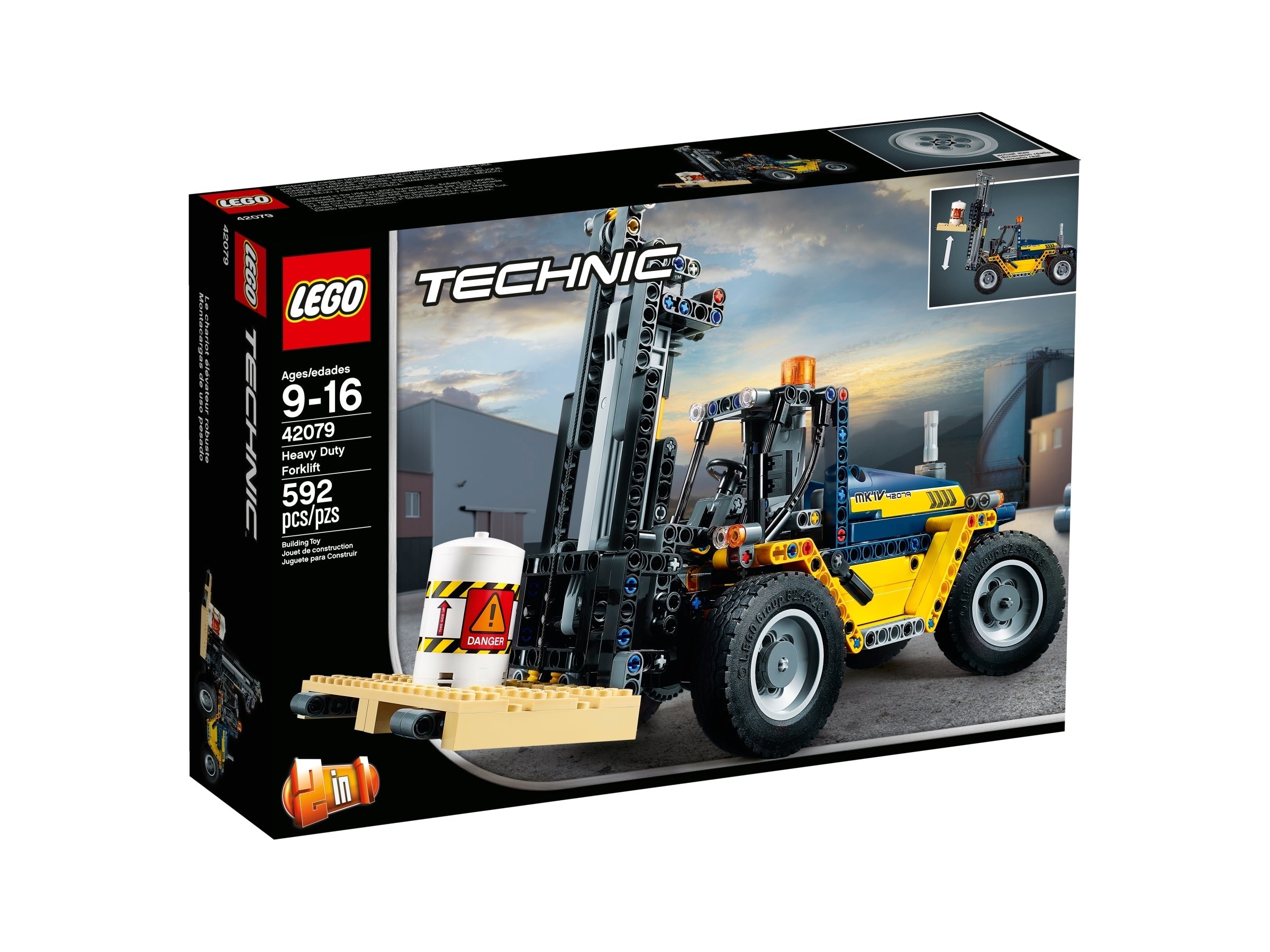 Merlins Bricks Lego Technic Forklift LEGO Technic Heavy Duty