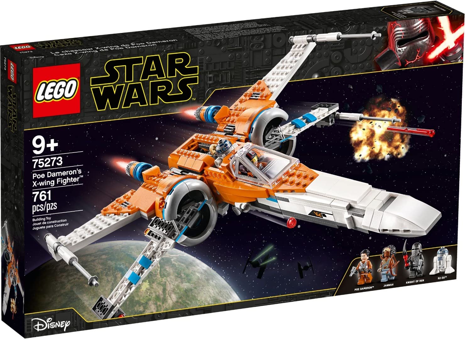 LEGO Star Wars Poe Dameron s X wing Fighter 75273