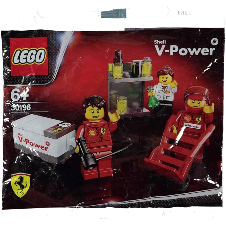 LEGO POLYBAG Ferrari Shell V-Power Ferrari Pit Crew 30196