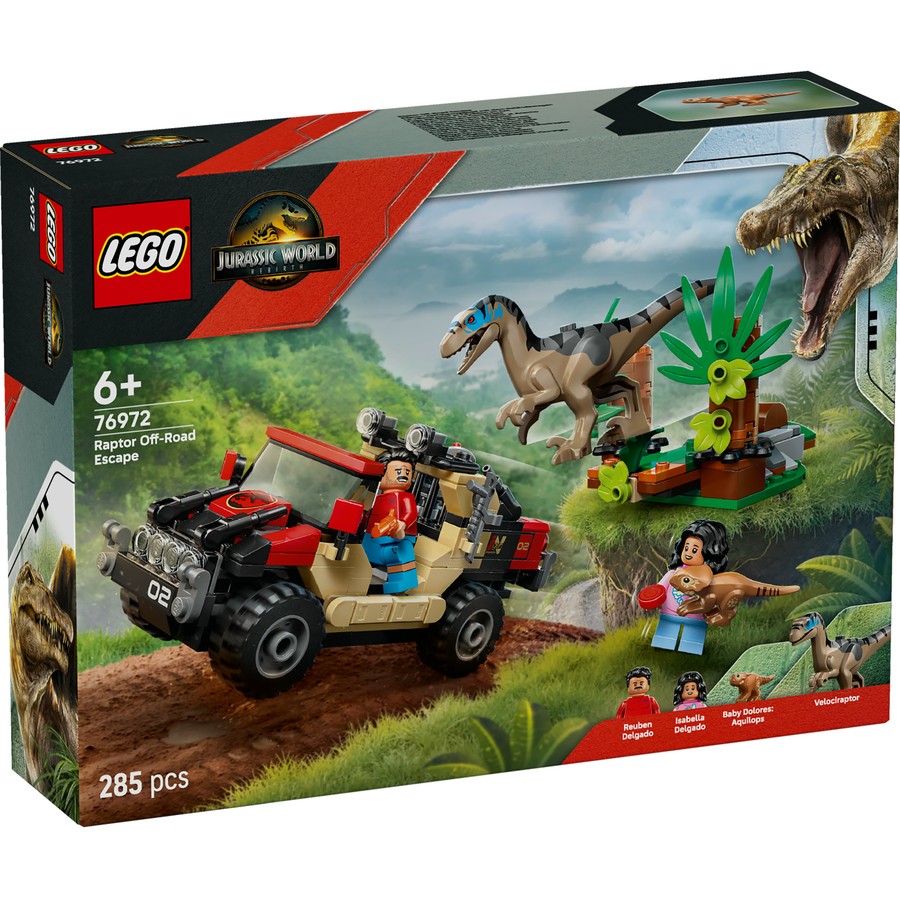 LEGO Jurassic World Rebirth Raptor Off-Road Escape 76972