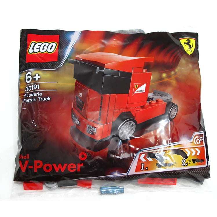 LEGO POLYBAG Ferrari Shell V Power Scuderia Ferrari Truck 30191