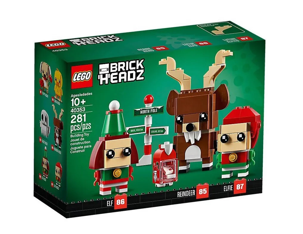 LEGO BrickHeadz Reindeer, Elf Elfie 40353 - Main Image