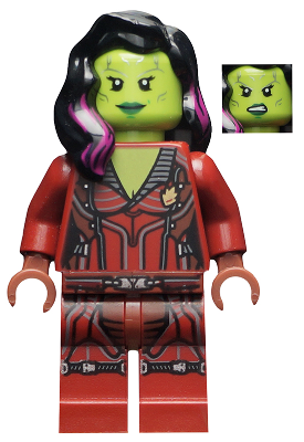 LEGO MINIFIG Marvel Super Heroes Gamora sh0124 - Main Image