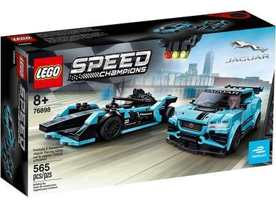 LEGO Speed Champions Formula E Panasonic Jaguar Racing GEN2 Car & Jagu