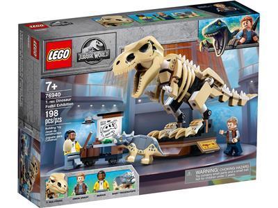 LEGO Jurassic World rex Dinosaur Fossil Exhibition 76940