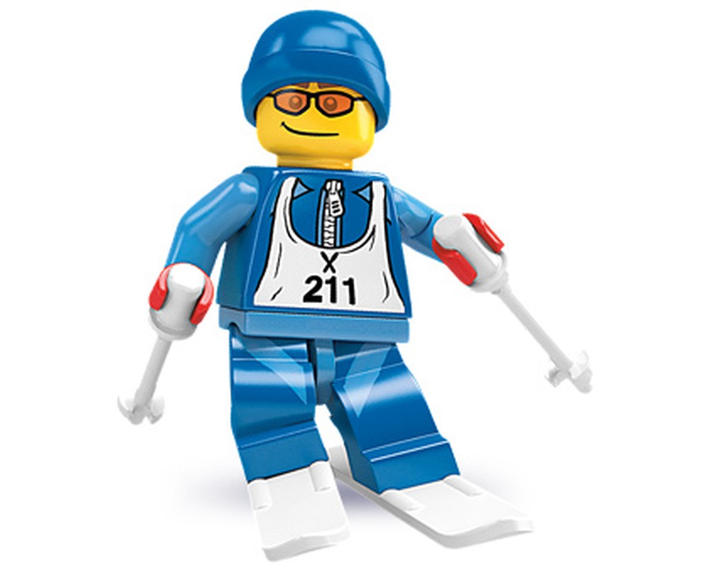 LEGO MINIFIG Skier, Series 2 col02-12