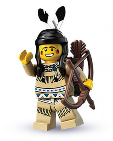 LEGO MINIFIG Tribal Hunter, Series 1 col01-1