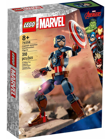 LEGO Avengers Captain America Construction Figure 76258