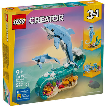 LEGO Creator 3 in 1 Sea Animals Beautiful Dolphins 31385