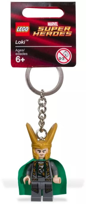 LEGO Marvel Super Heroes Loki Key Chain 850529