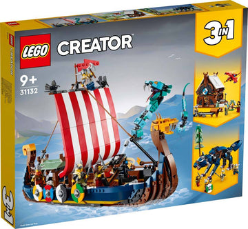 LEGO Creator 3 in 1 Viking Ship and the Midgard Serpent 31132