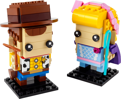 PRE-LOVED LEGO BrickHeadz Disney Woody & Bo Peep 40553 (No Box)