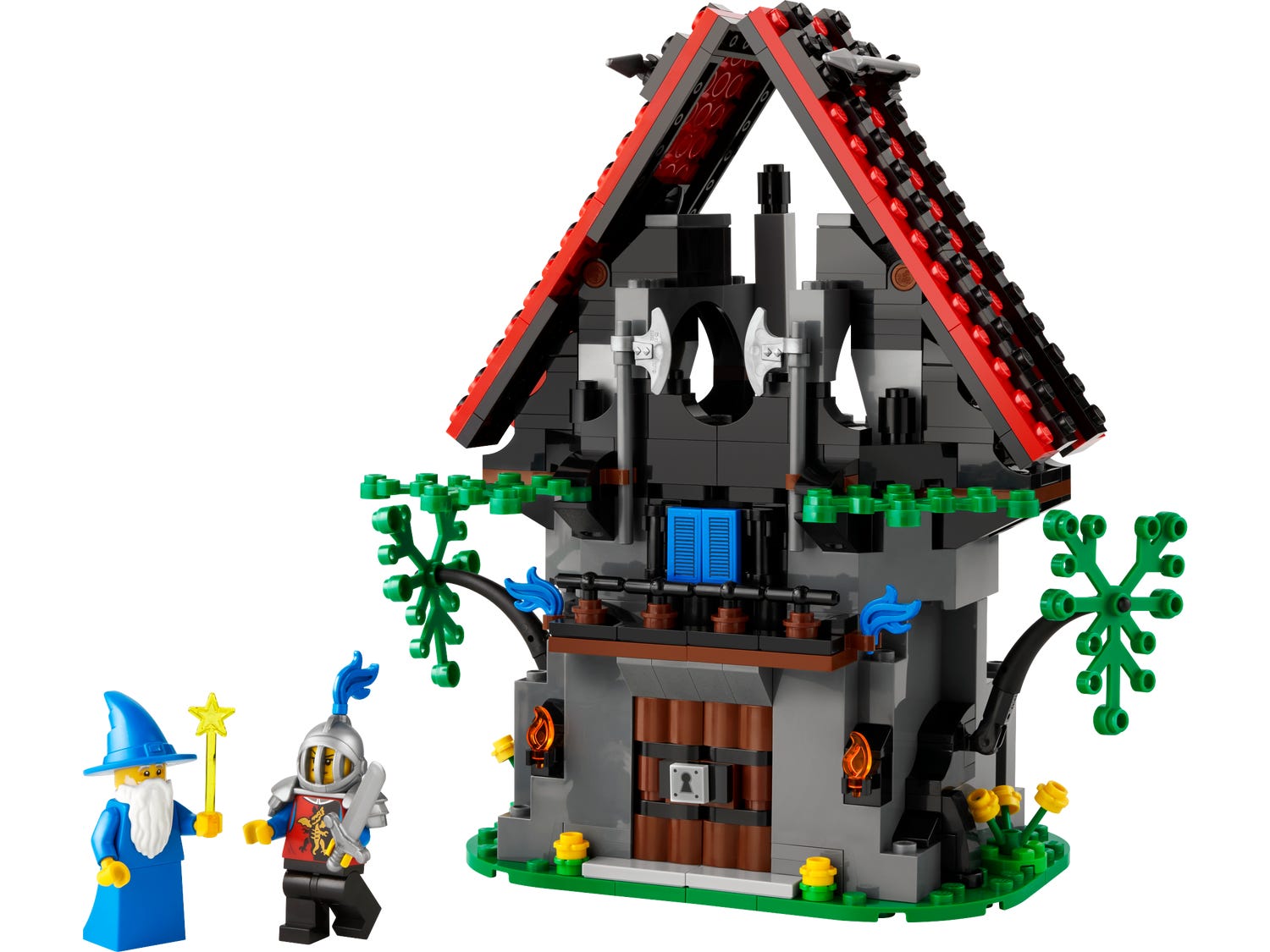 PRE-LOVED LEGO Dragon Knights Majisto's Magical Workshop 6048 (No Box)