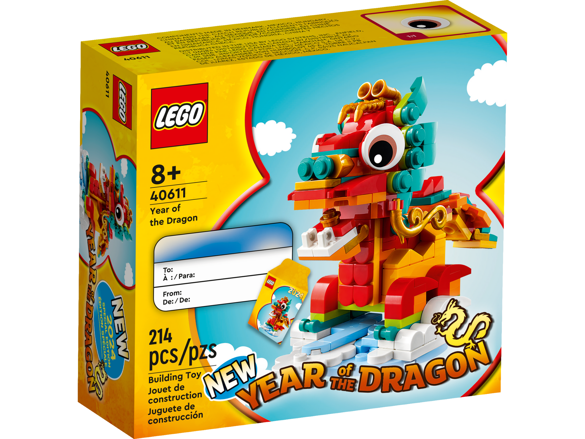 PRE-LOVED LEGO Year of the Dragon 40611