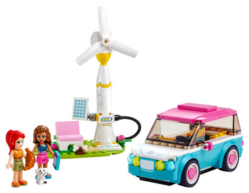 PRE-LOVED LEGO Friends Olivia's Electric Car 41443 (No Box)