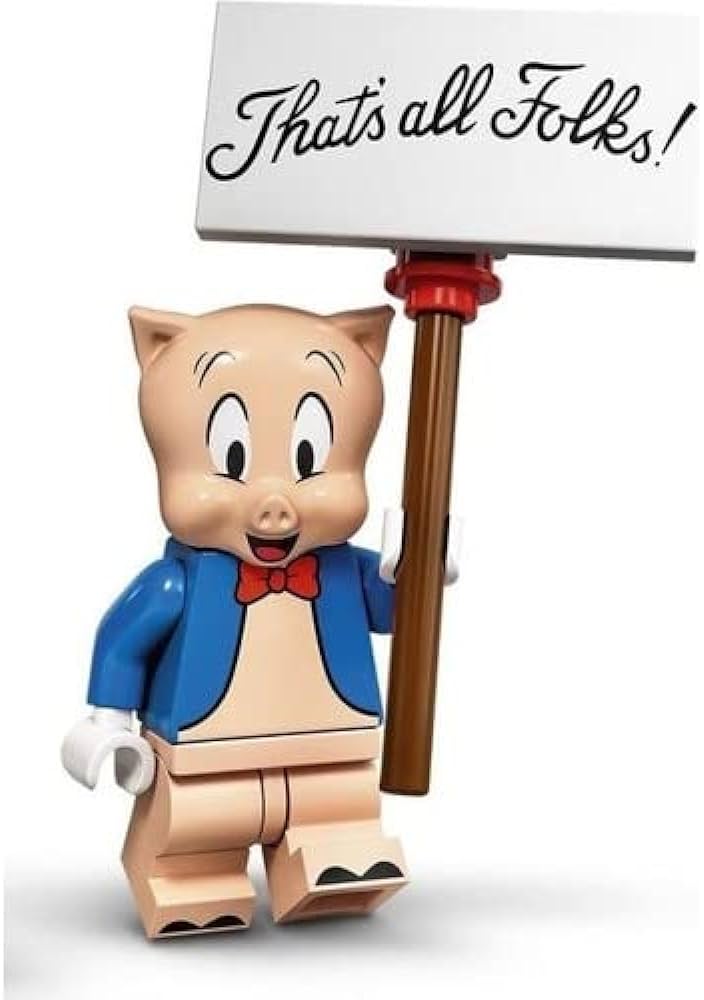 LEGO MINIFIG Porky Pig, Looney Tunes collt-12