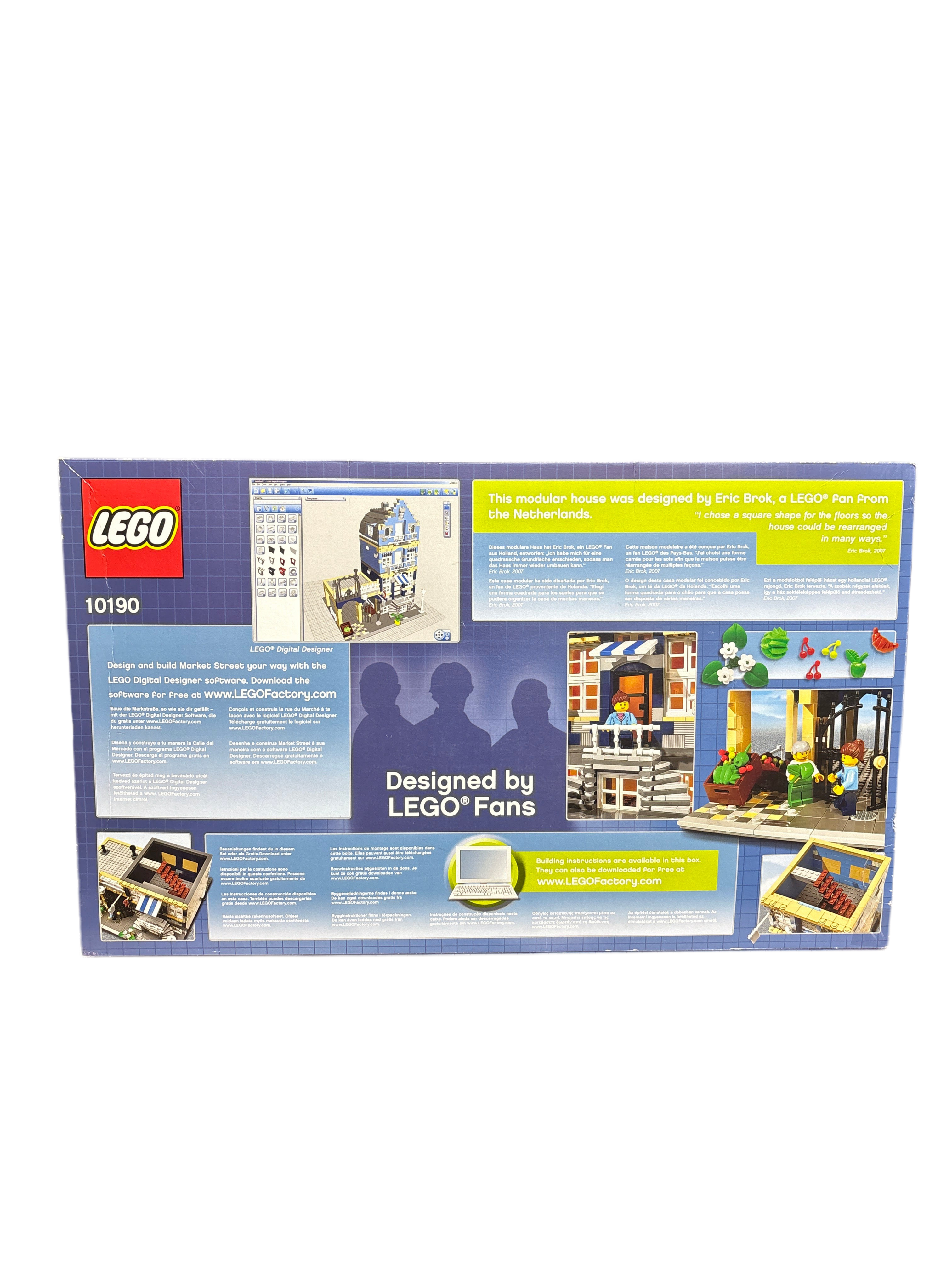 LEGO Modular Buiding Factory Market Street 10190