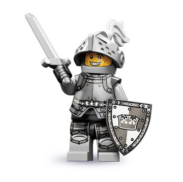 LEGO MINIFIG Heroic Knight, Series 9 col09-4