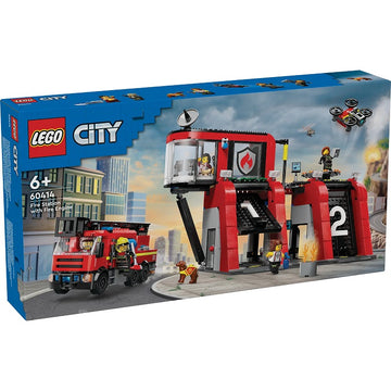 LEGO City Fire Station with Fire Engine 60414