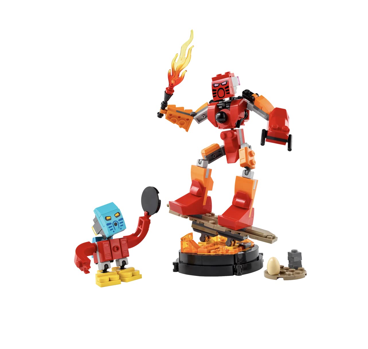 PRE-LOVED LEGO BIONICLE Tahu and Takua 40581 (No Box)