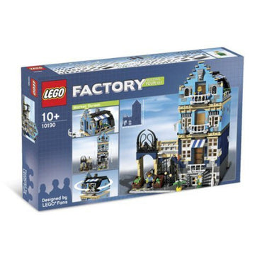 PRE-LOVED LEGO Modular Buiding Factory Market Street 10190