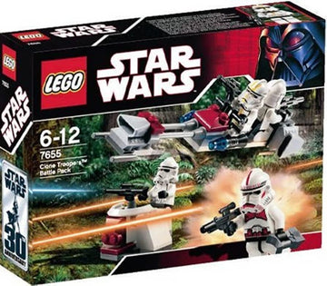 LEGO Star Wars Clone Troopers Battle Pack 7655 (Box crush)