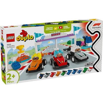 LEGO DUPLO Formula 1 F1 Team Race Cars & Drivers 10445