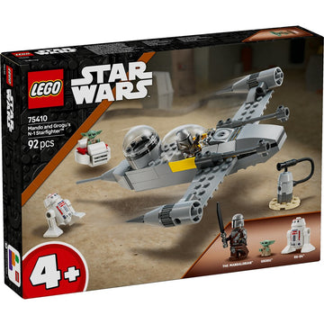 LEGO Star Wars The Mandalorian Mando and Grogu's N-1 Starfighter 75410