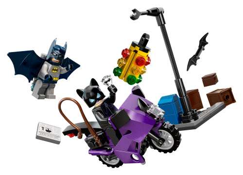 PRE-LOVED LEGO Batman Catwoman Catcycle City Chase 6858 (No Box)