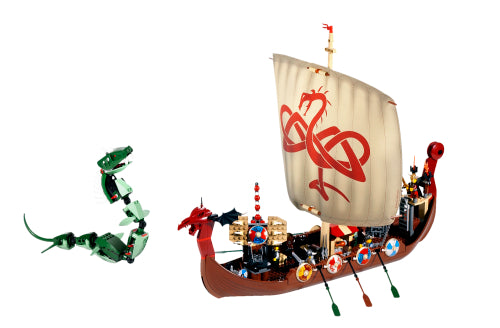 LEGO Viking Ship vs. the Midgard Serpent 7018