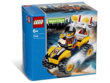 PRE-LOVED LEGO World City Police and Rescue Dune Patrol 7042