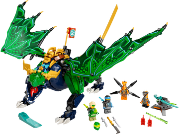 PRE-LOVED LEGO Ninjago Core Lloyd's Legendary Dragon 71766 (No Box)