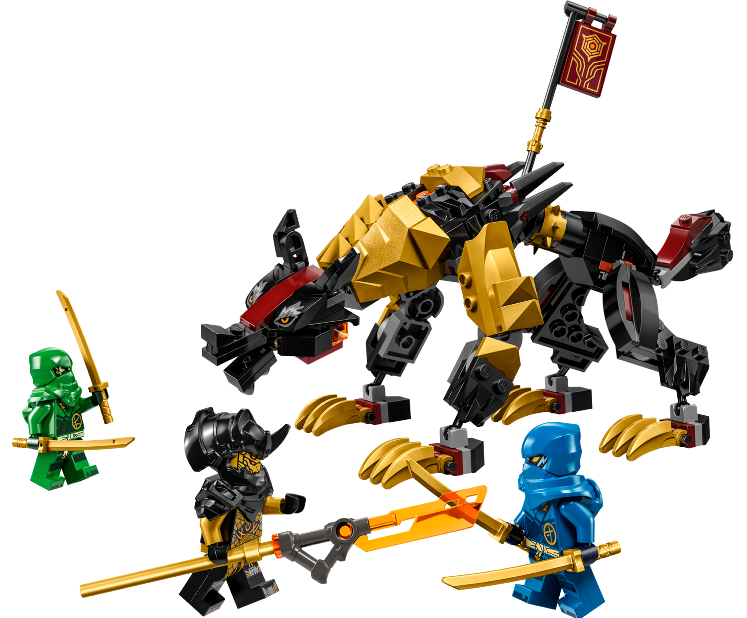PRE-LOVED LEGO Ninjago Dragons Rising Imperium Dragon Hunter Hound 71790 (No Box)