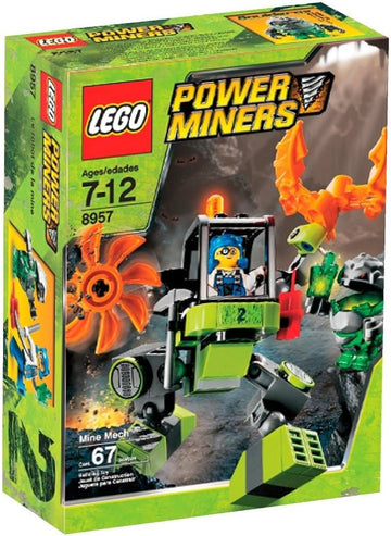 PRE-LOVED LEGO Power Miners Mine Mech 8957