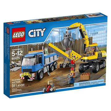 LEGO City Construction Excavator and Truck 60075
