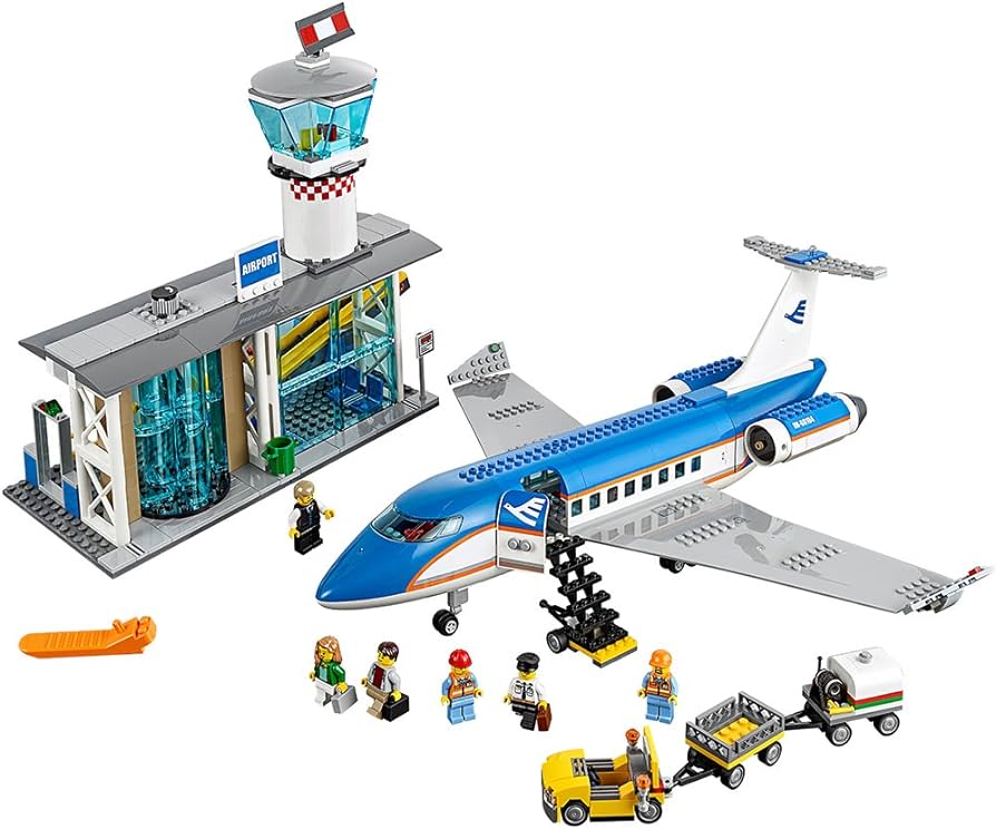 PRE-LOVED LEGO City Airport Passenger Terminal 60104 (No Box)