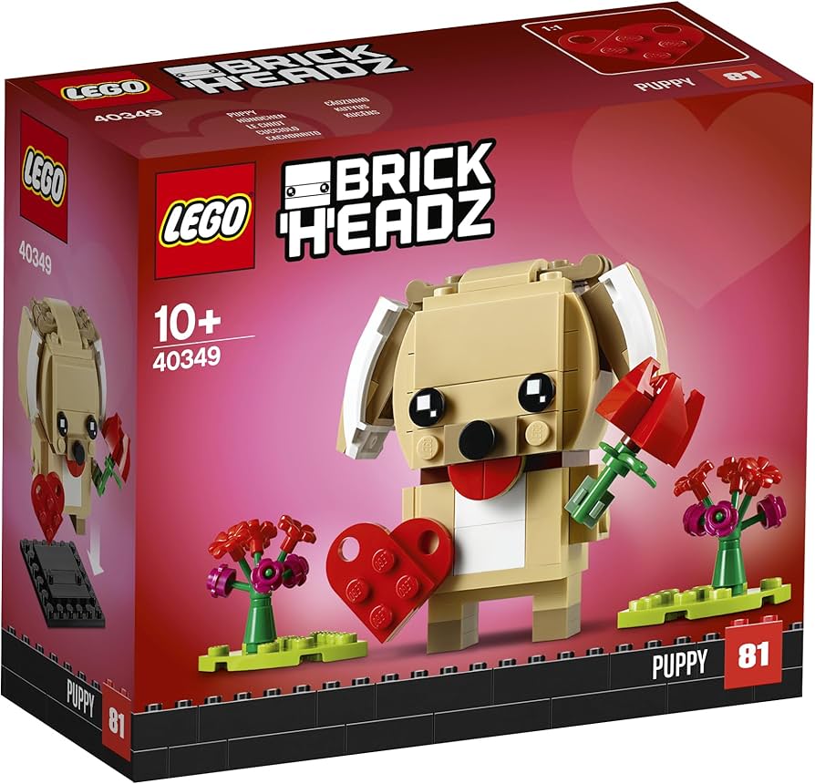LEGO BrickHeadz Valentine's Puppy 40349