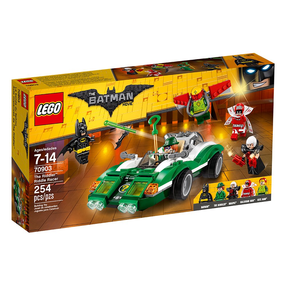 The LEGO Batman Movie The Riddler Riddle Racer 70903