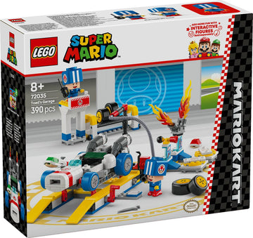 PRE-LOVED LEGO Super Mario Mario Kart Toad's Garage 72035