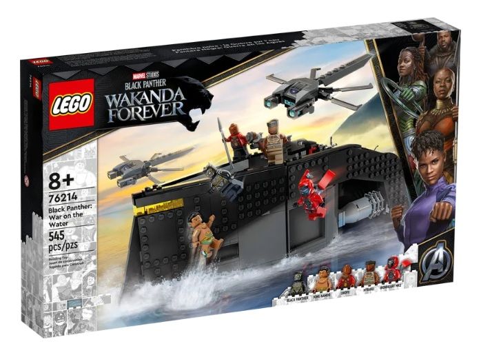 LEGO Black Panther Wakanda Forever Black Panther War on the Water 76214