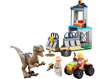 PRE-LOVED LEGO Jurassic World Jurassic Park Velociraptor Escape 76957 (No Box)