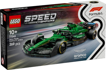 PRE-LOVED LEGO Speed Champions Formula 1 Aston Martin Aramco F1 AMR24 Race Car 77245