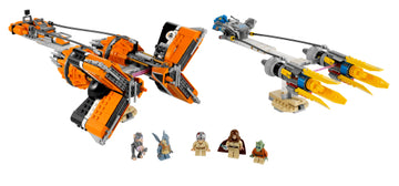 PRE-LOVED LEGO Star Wars Anakin Skywalker and Sebulba's Podracers 7962 (No Box)