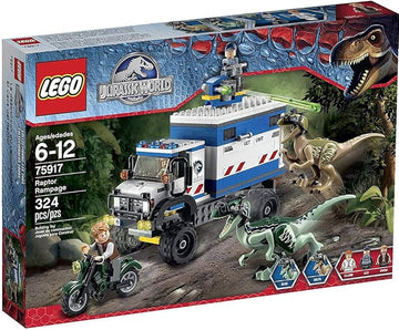PRE-LOVED LEGO Jurassic World Raptor Rampage 75917