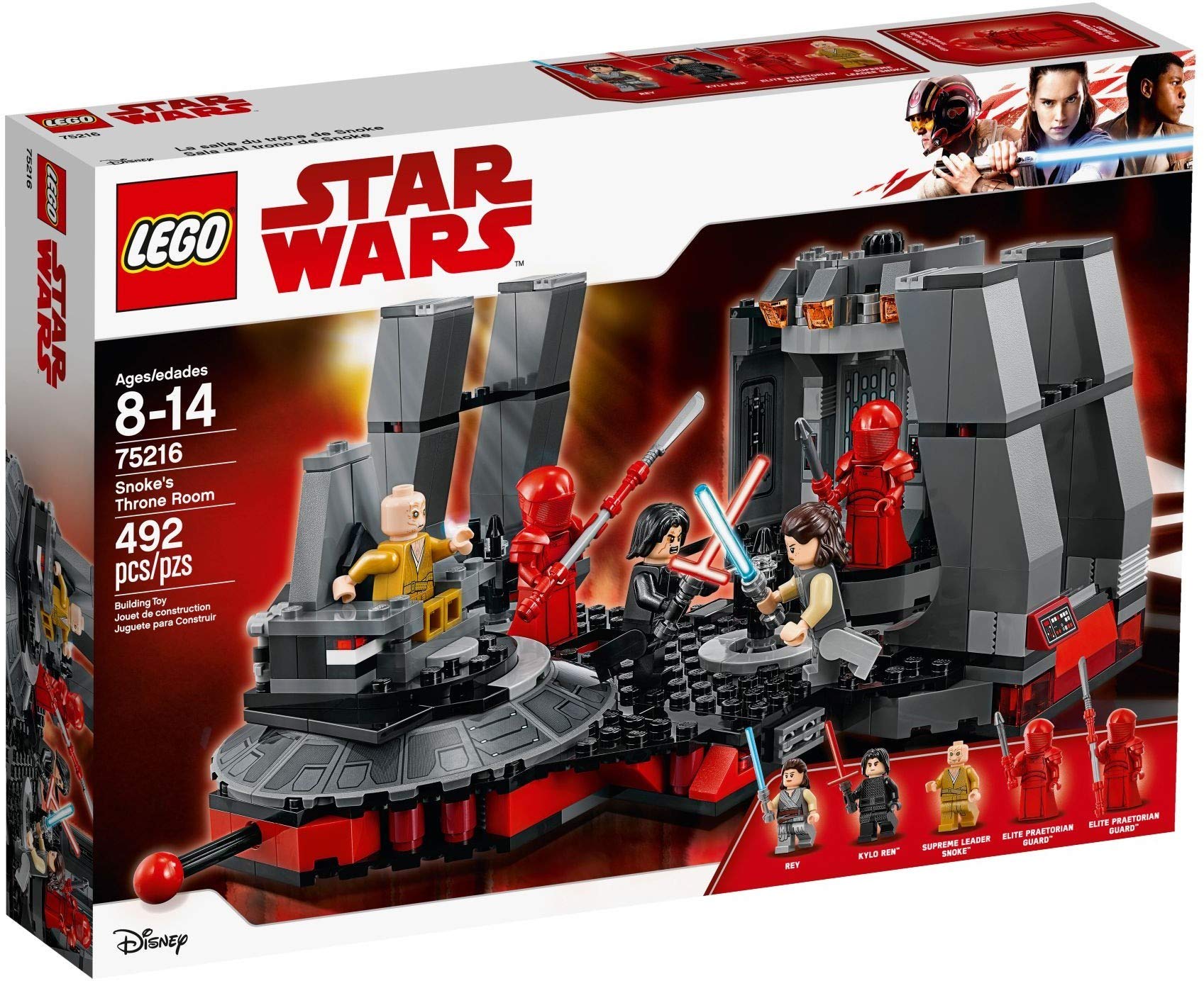LEGO Star Wars Snoke's Throne Room 75216
