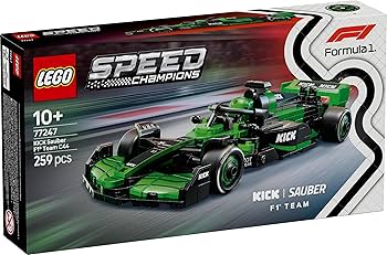 LEGO Speed Champions Formula 1 KICK Sauber F1 Team C44 Race Car 77247