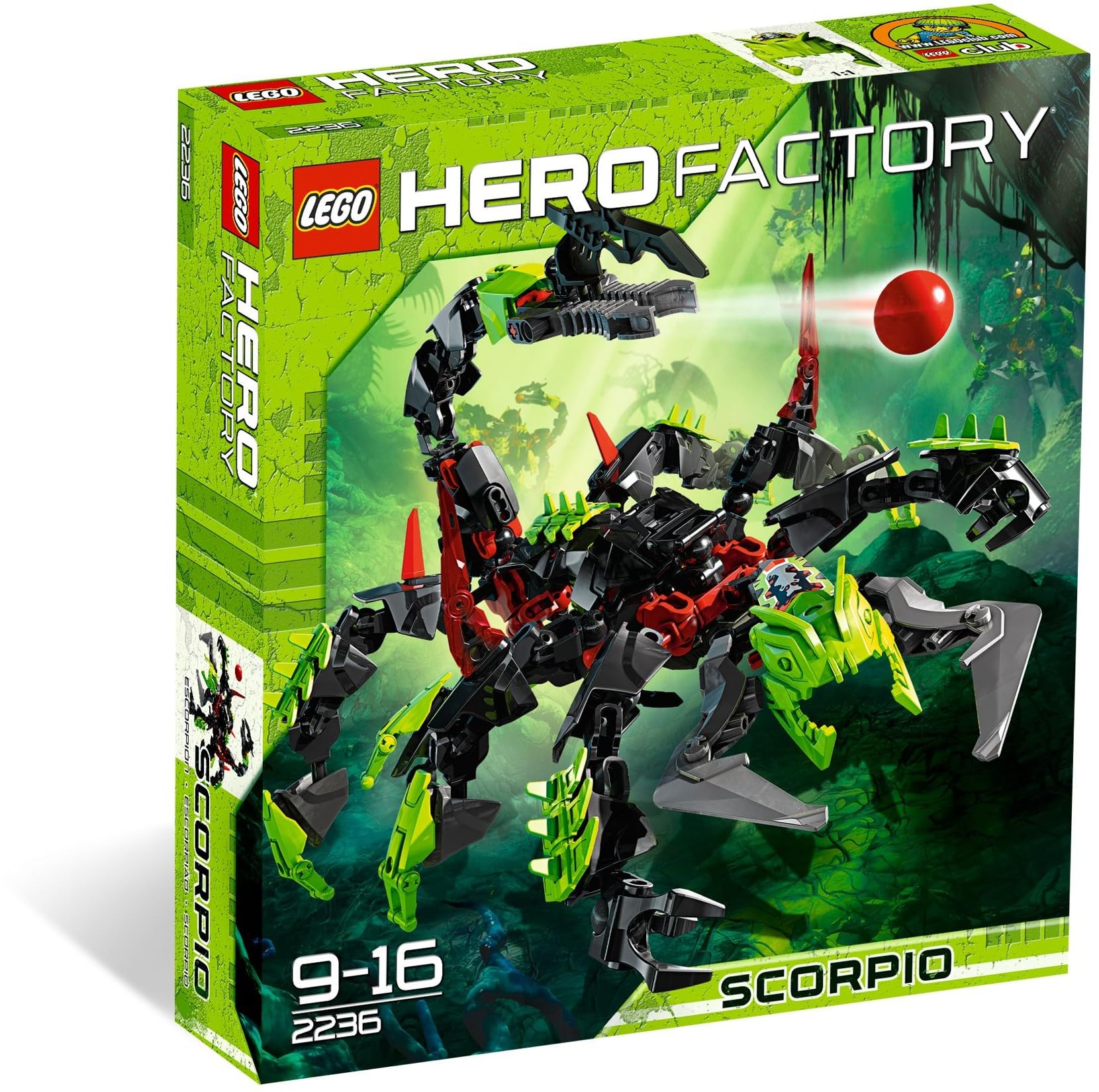 LEGO HERO Factory Scorpio 2236 (Damaged Box)