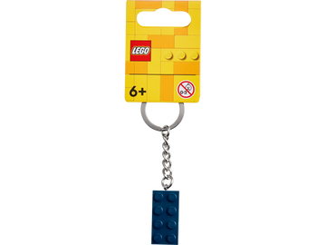 LEGO Earth Blue 2x4 Keyring Key Chain 854237