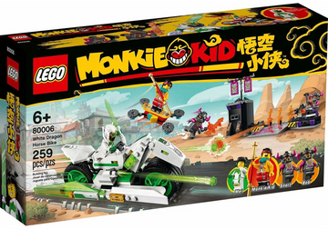 LEGO Monkie Kid White Dragon Horse Bike 80006